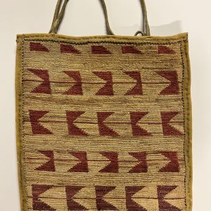 Original Native American Indian Corn Husk Bag; 13” x 14 1/2”; Late 1800s- Early 1900’s