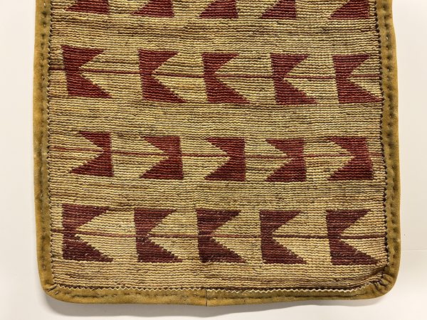 Original Native American Indian Corn Husk Bag; 13” x 14 1/2”; Late 1800s- Early 1900’s - Image 4