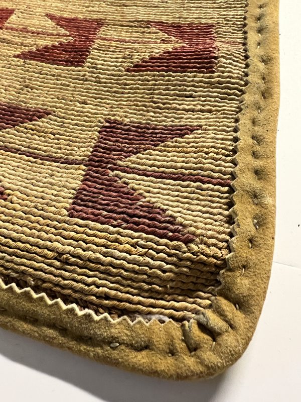 Original Native American Indian Corn Husk Bag; 13” x 14 1/2”; Late 1800s- Early 1900’s - Image 5