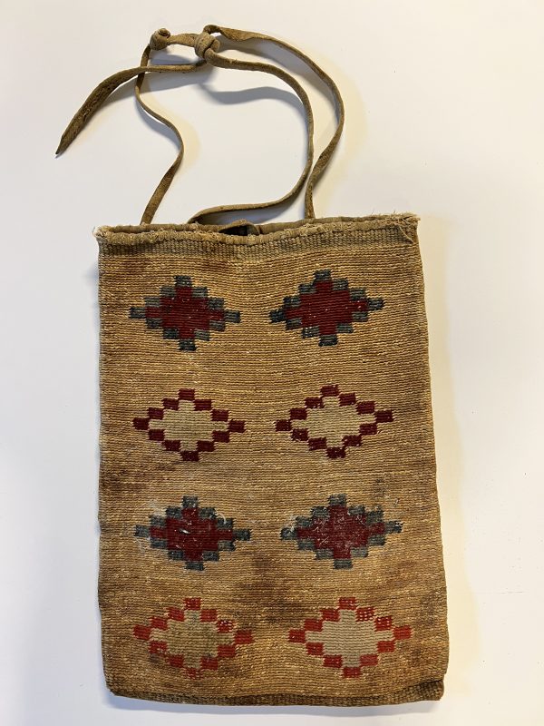 Native American Indian Corn Husk Bag; 12” x 17”; Late 1800s- Early 1900’s; Lot 2