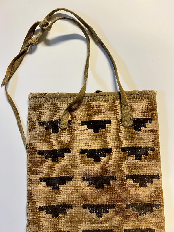 Native American Indian Corn Husk Bag; 12” x 17”; Late 1800s- Early 1900’s; Lot 2 - Image 10