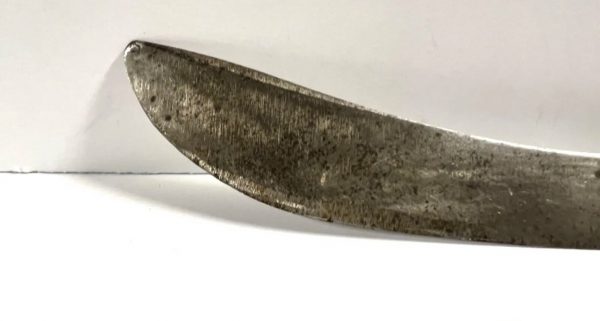 Vintage Native American Indian Knife Sheath; Porcupine Quills; Knife; Tin Cones - Image 8