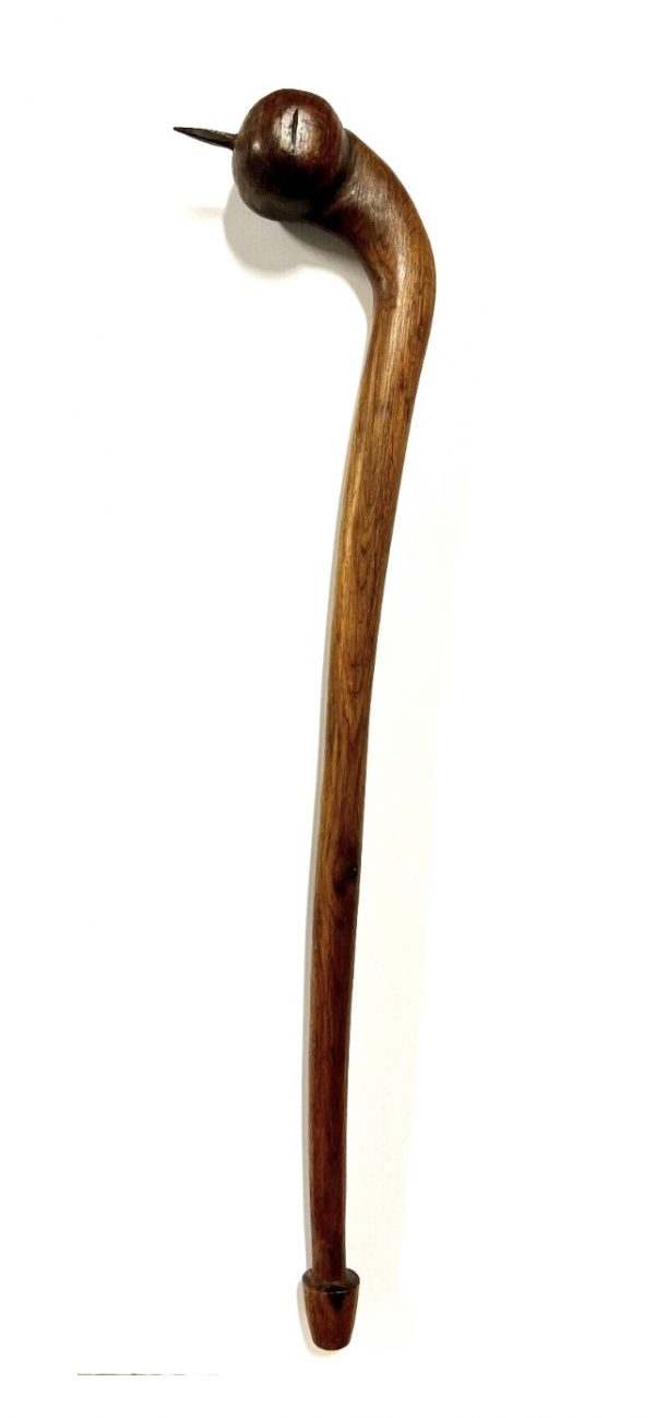 Original Native American Indian Warriors Club Weapon with Spike; Late 1800’s - Image 3
