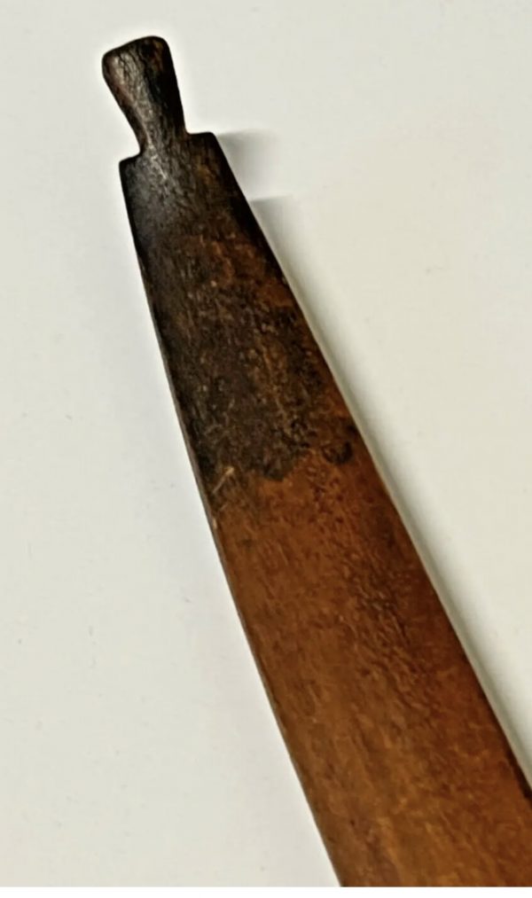Original Native American Wood Bow; 1890s to 1920s; Paint Remnants - Image 5