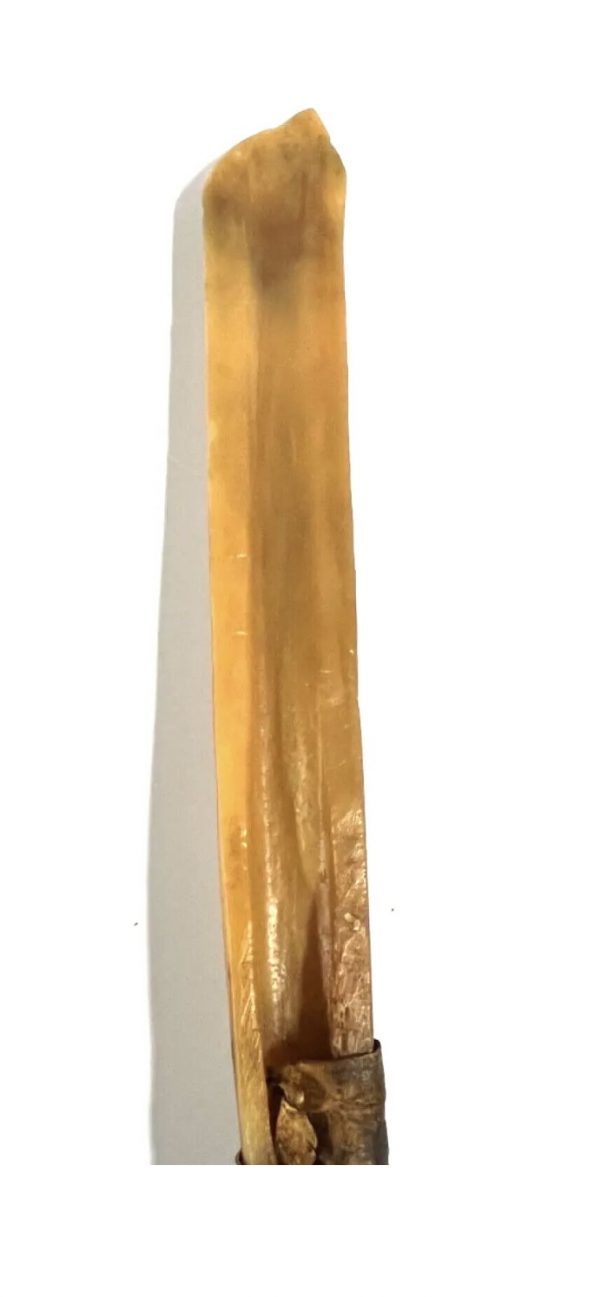 Original Native American Indian Animal Bone Knife; with Rare Birch Bark Scabbard - Image 9