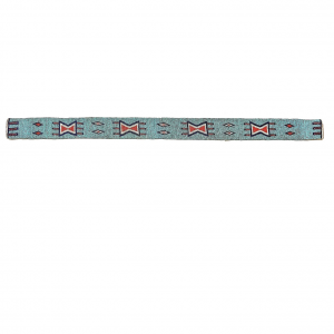 Native American Indian Beaded Belt; Amazing Shape; Late 1800's to Early 1900s