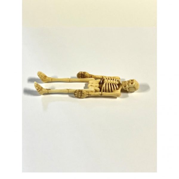 Antique Mori Coffin & Matching Skeleton With Movable Parts; Bakelite or Catalin - Image 8