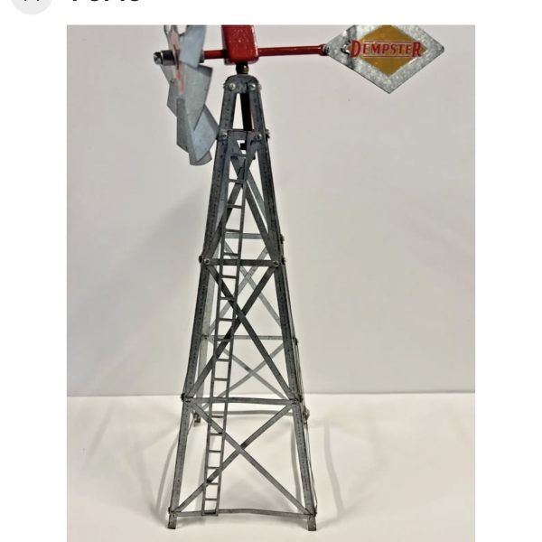 Vintage Dempster Salesman Sample Metal Windmill - Image 4