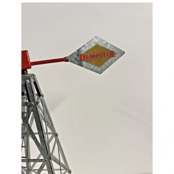 Vintage Dempster Salesman Sample Metal Windmill - Image 5