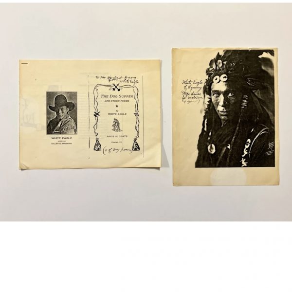 “White Eagle” of Wyoming; Stage Driver for Uncle Sam; Framed Photograph; 1924 - Image 7