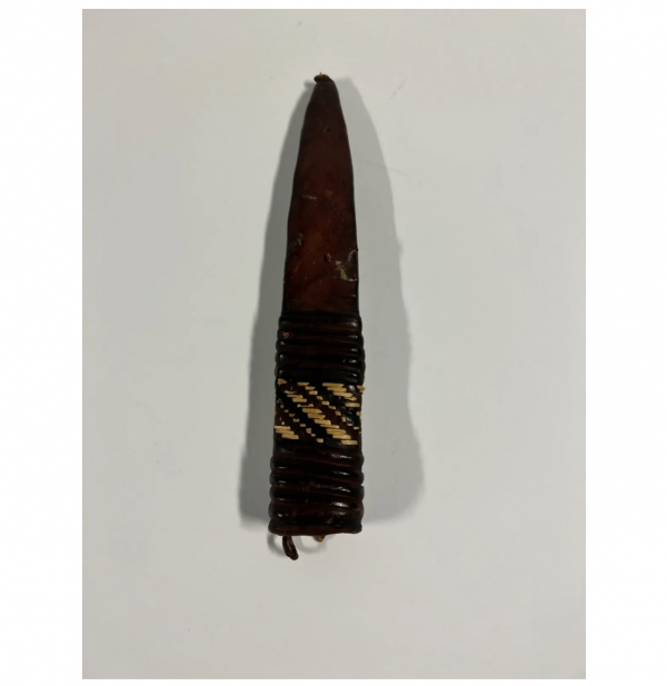 Antique Native American Indian Knife & Leather Sheath; Late 1800's to Early 1900 - Image 6