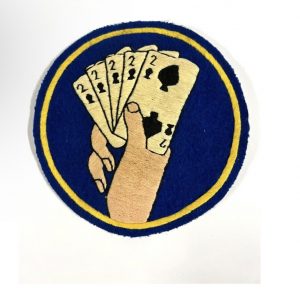 Vintage Original WWII Army American; Ex-Large 5 7/8” Wide Cloth Patch; 2nd Combat Cargo; RARE
