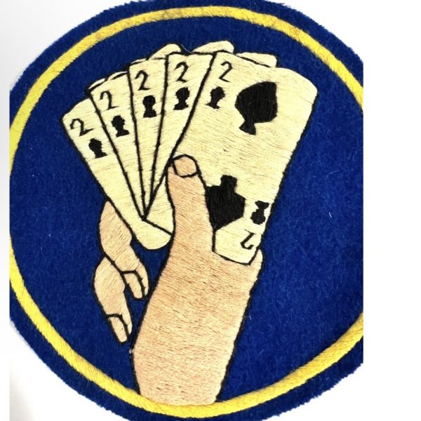Vintage Original WWII Army American; Ex-Large 5 7/8” Wide Cloth Patch; 2nd Combat Cargo; RARE - Image 2