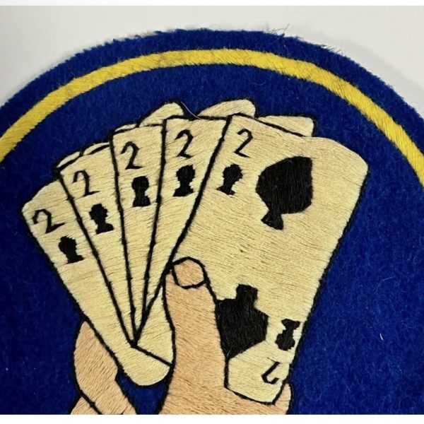 Vintage Original WWII Army American; Ex-Large 5 7/8” Wide Cloth Patch; 2nd Combat Cargo; RARE - Image 3