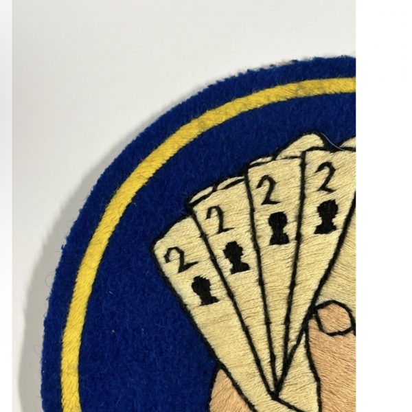 Vintage Original WWII Army American; Ex-Large 5 7/8” Wide Cloth Patch; 2nd Combat Cargo; RARE - Image 4