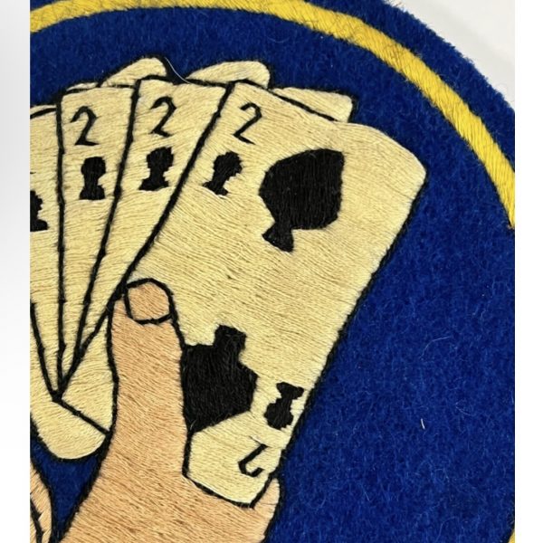 Vintage Original WWII Army American; Ex-Large 5 7/8” Wide Cloth Patch; 2nd Combat Cargo; RARE - Image 5