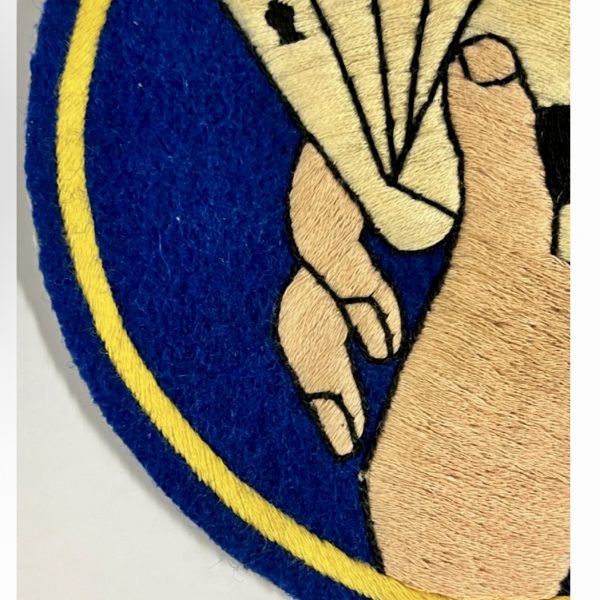 Vintage Original WWII Army American; Ex-Large 5 7/8” Wide Cloth Patch; 2nd Combat Cargo; RARE - Image 6