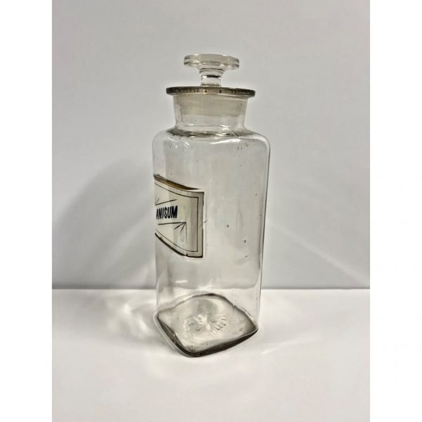 Vintage Apothecary Pharmacy Bottle; “ANISUM”; Large; Dated 1889 - Image 7