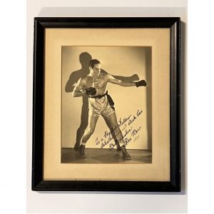 Original Photograph of Heavyweight Boxing Champion; Max Baer; Signed; Framed