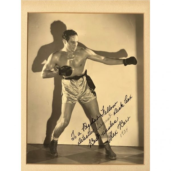 Original Photograph of Heavyweight Boxing Champion; Max Baer; Signed; Framed - Image 2