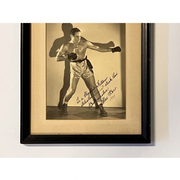 Original Photograph of Heavyweight Boxing Champion; Max Baer; Signed; Framed - Image 7