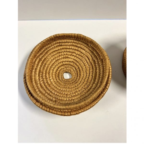 Native American Indian Hand Woven Basket Plus Lid, 1890’s - 1920’s: Lot 8 - Image 12