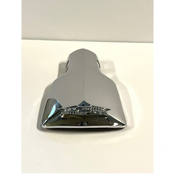 1957 Original Chevrolet Tailpipe Exhaust Cover; Chev Emblem +Base; 3X Chrome