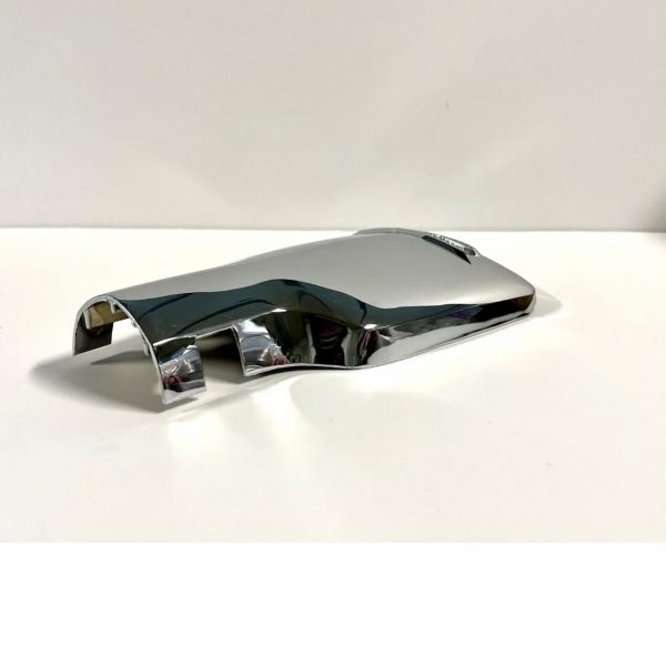 1957 Original Chevrolet Tailpipe Exhaust Cover; Chev Emblem +Base; 3X Chrome - Image 7