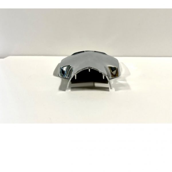 1957 Original Chevrolet Tailpipe Exhaust Cover; Chev Emblem +Base; 3X Chrome - Image 8