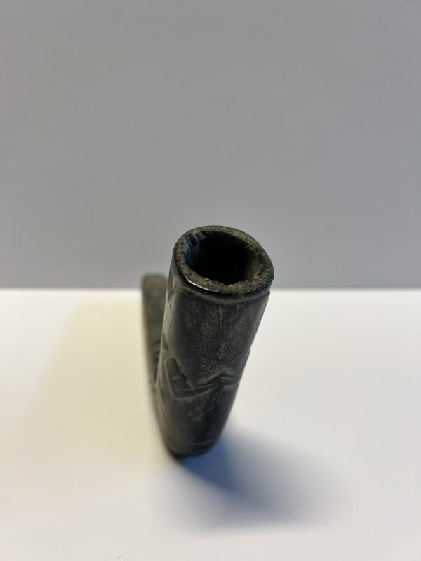 Ancient Native American Indian Stone Pipe; Highly Carved and Etched - Image 3