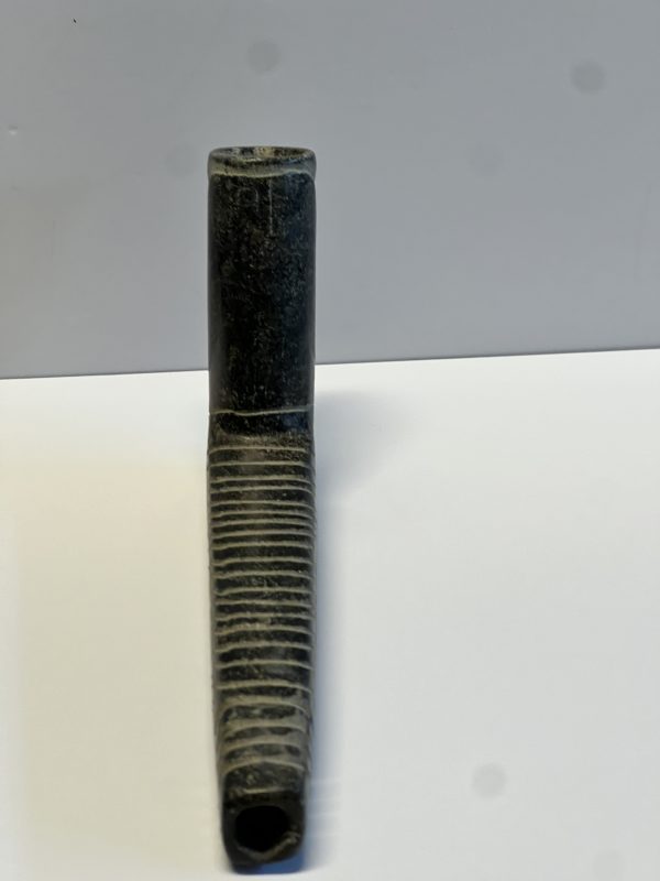 Ancient Native American Indian Stone Pipe; Highly Carved and Etched - Image 6
