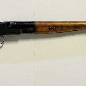 Original Native American Indian Vintage Shotgun Covered in Leather or Rawhide