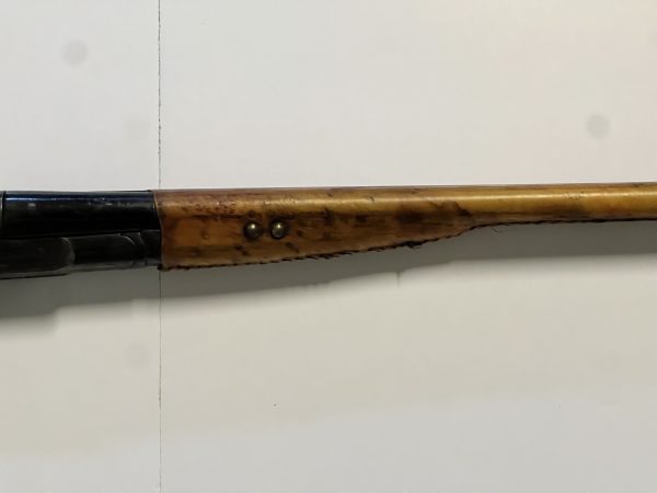 Original Native American Indian Vintage Shotgun Covered in Leather or Rawhide - Image 4