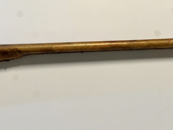 Original Native American Indian Vintage Shotgun Covered in Leather or Rawhide - Image 7