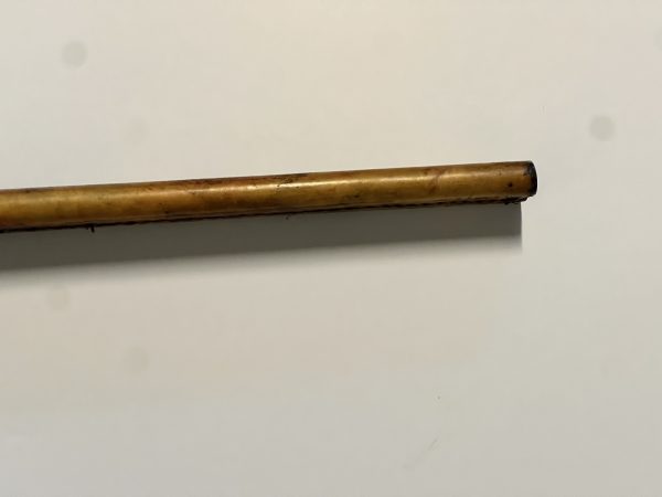 Original Native American Indian Vintage Shotgun Covered in Leather or Rawhide - Image 6