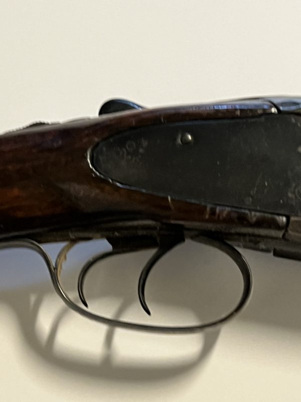 Original Native American Indian Vintage Shotgun Covered in Leather or Rawhide - Image 5