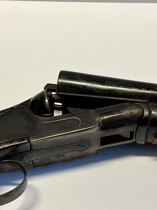 Original Native American Indian Vintage Shotgun Covered in Leather or Rawhide - Image 12